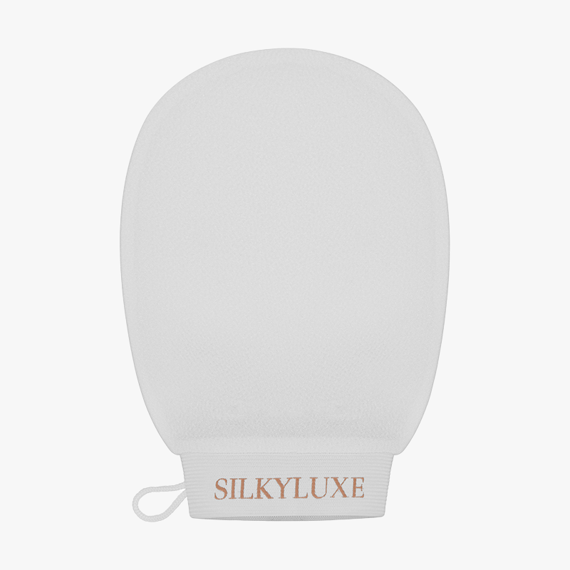 Silkyluxe exfoliating glove - the best way to exfoliate